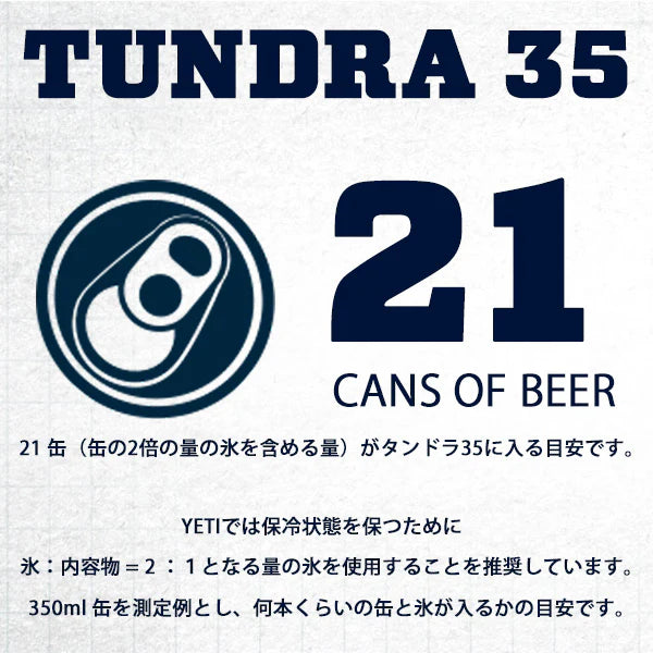 YETI イエティ クーラーボックス TUNDRA35 タンドラ35 5color
