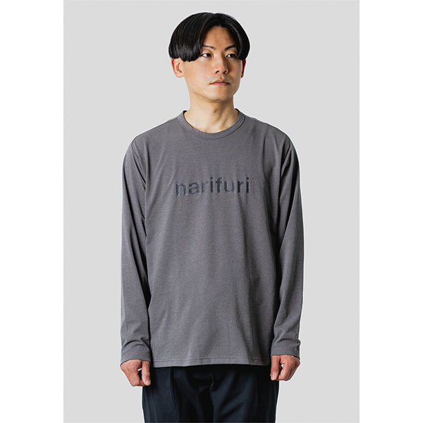 narifuri ナリフリ アクティブメッシュバックポケットロングスリーブTシャツ NF1183 3color