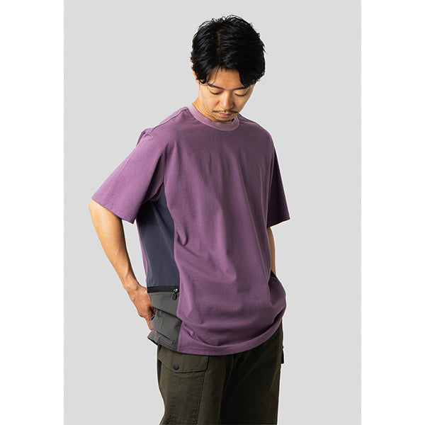 narifuri ナリフリ マルチテックメッシュサイドポケットTシャツ NF1202 2color