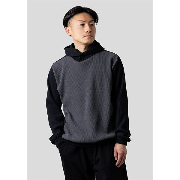 narifuri ナリフリ NF1172 マルチワッフルプルオーバーパーカー M/L 2color