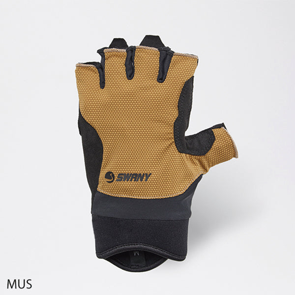 SWANY スワニー Men's TR-701 Trekking Half Finger Glove メンズ トレッキングハーフフィンガーグローブ 4color