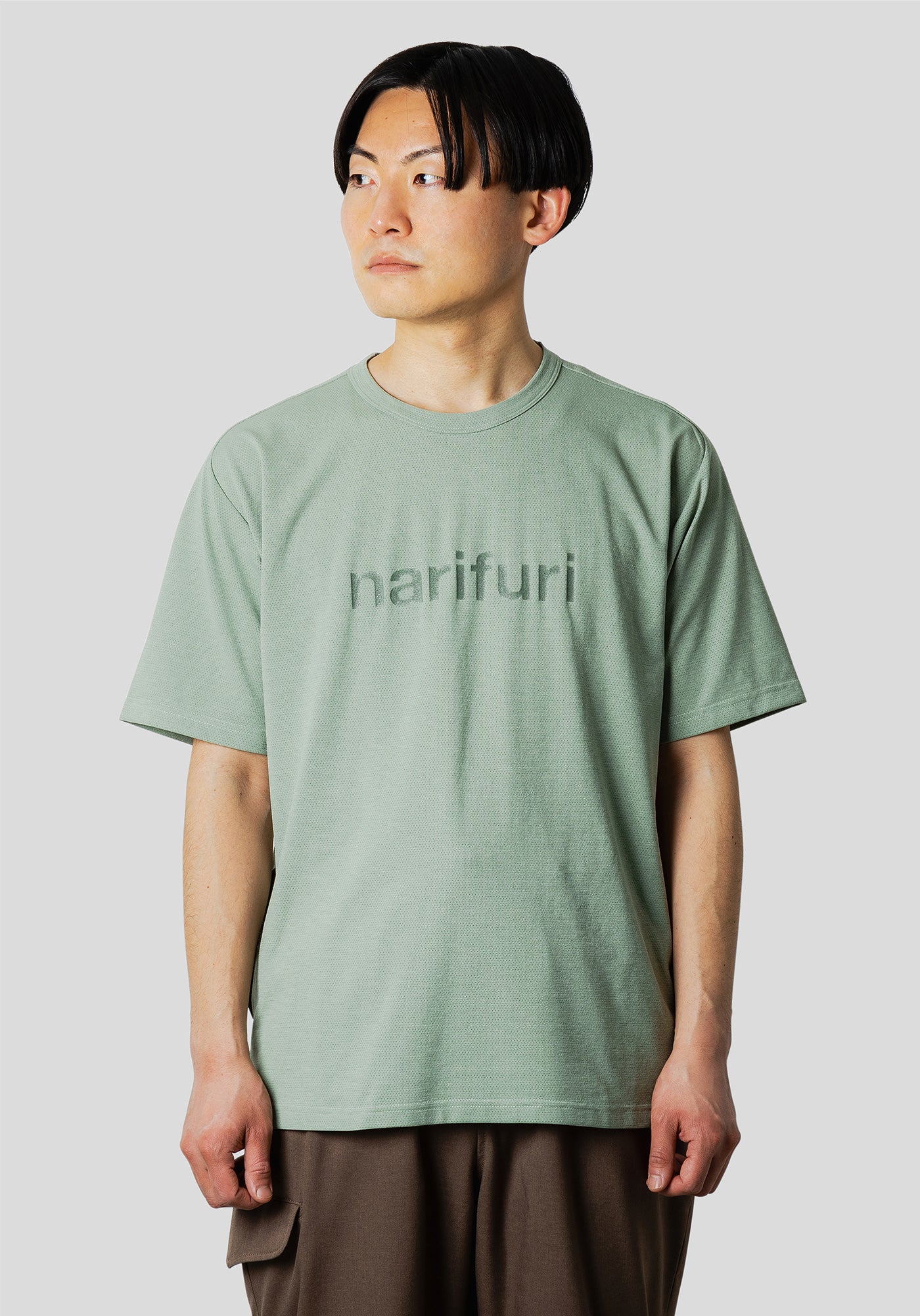 narifuri ナリフリアクティブメッシュバックポケットTシャツ NF1182 3color