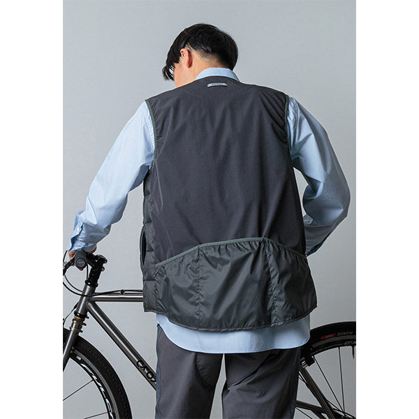 narifuri × TAION ナリフリ NFTA-02 クルーネックサイクルインナーベスト 014:CHARCOAL S/M ダウンベスト