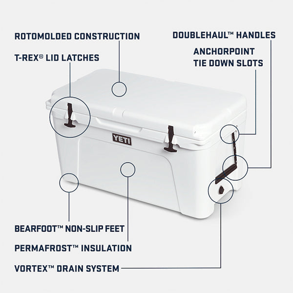 YETI イエティ クーラーボックス TUNDRA75 タンドラ 75L WHITE