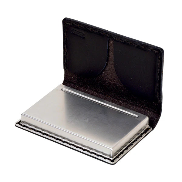 遊牧舎工房 ALアルミカードボックス 2color カードケース レザー 牛革 本革
