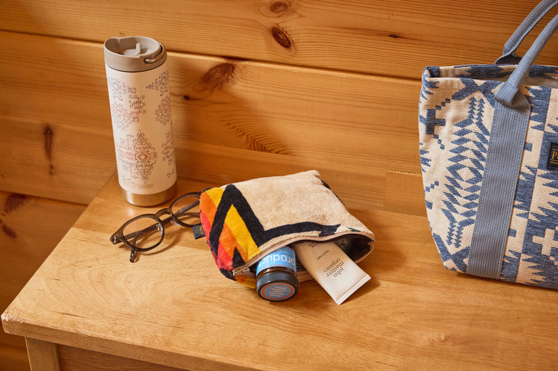 PENDLETON ペンドルトン ジャガードタオル ミニポーチ｜コットン100％