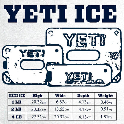 YETI イエティ 保冷剤 YETI ICE イエティアイス 1LB/2LB/4LB