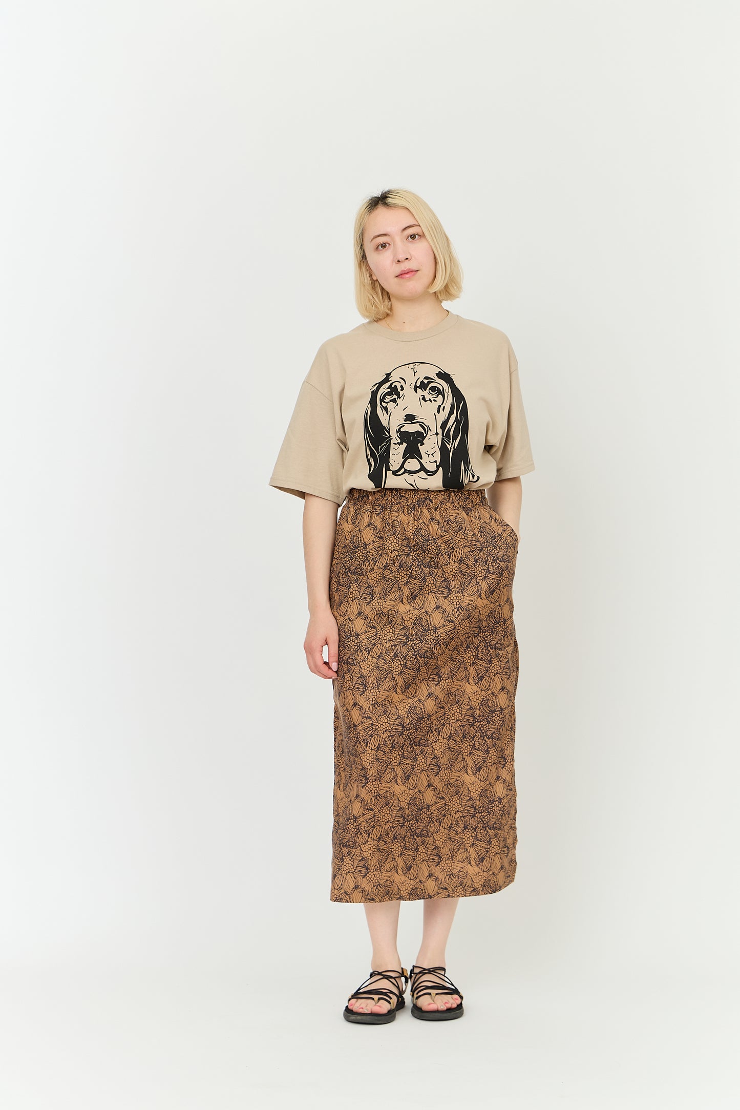 KAVU カブー モレリア cotton skirt 2color