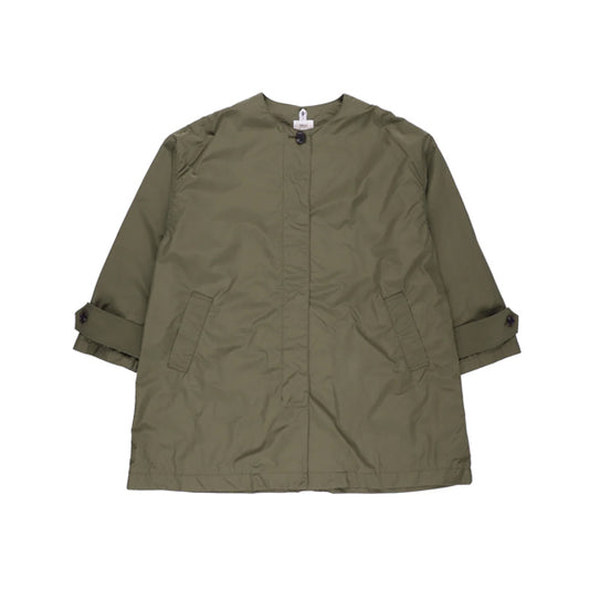 【2月6日販売開始】NANGA ナンガ ナイロンコットンポプリン ノーカラーコート N/C POPLIN NO COLLAR COAT W  2color