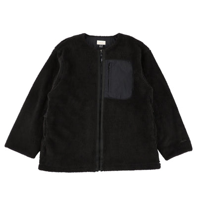 NANGA ナンガ BOA FLEECE NO COLLAR JACKET W ボアフリース ノーカラージャケット レディース ボアジャケット 2color