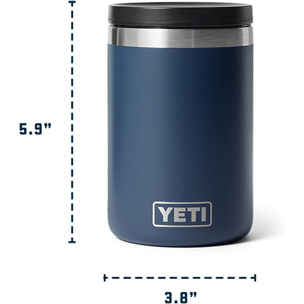 YETI ランブラー 16oz フードジャー ブラック | 保温保冷 ステンレス