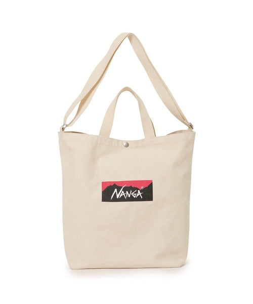 【2月6日販売開始】NANGA ナンガ ロゴ キャンバス トート 2ウェイバッグ LOGO CANVAS TOTE 2WAY BAG