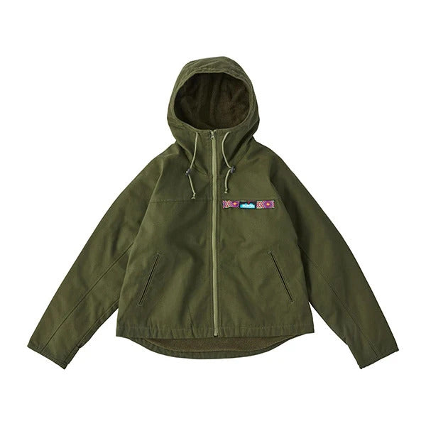 KAVU カブー カブー メンズ フーデッドバッファロージャケット カーキ S/M