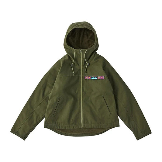 KAVU カブー カブー メンズ フーデッドバッファロージャケット カーキ S/M