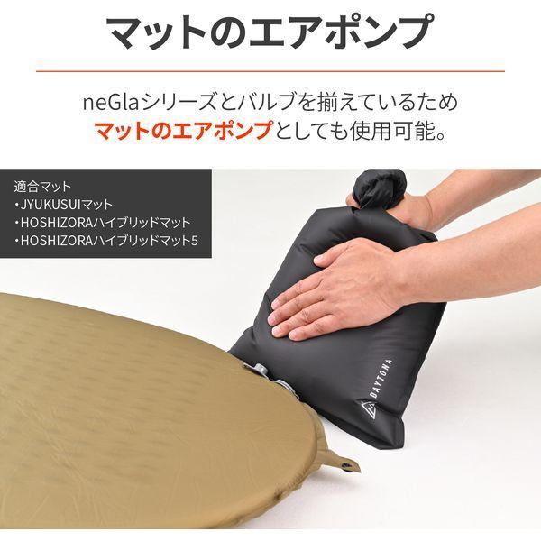 デイトナ(Daytona) バイク用 キャンプ 防水バッグ 圧縮 コンパクト収納 エアバルブ付き ドライバッグ STD 10L ブラック 49203