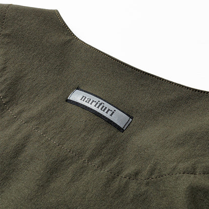 narifuri × TAION  ナリフリ NFTA-02 クルーネックサイクルインナーベスト 014：CHARCOAL S/M ダウンベスト