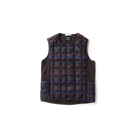 narifuri × TAION サイドポケットインナーダウンベスト NFTA-09 D.BROWN Mサイズ